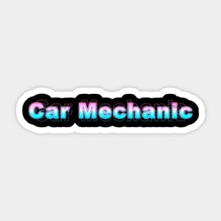 Car Mechanic Sticker